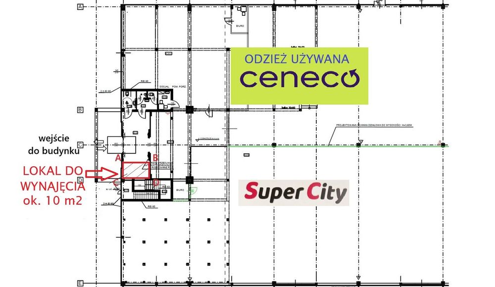 Lokal handlowo-usługowy 10 m² – Krosno, ul. Podkarpacka 3C