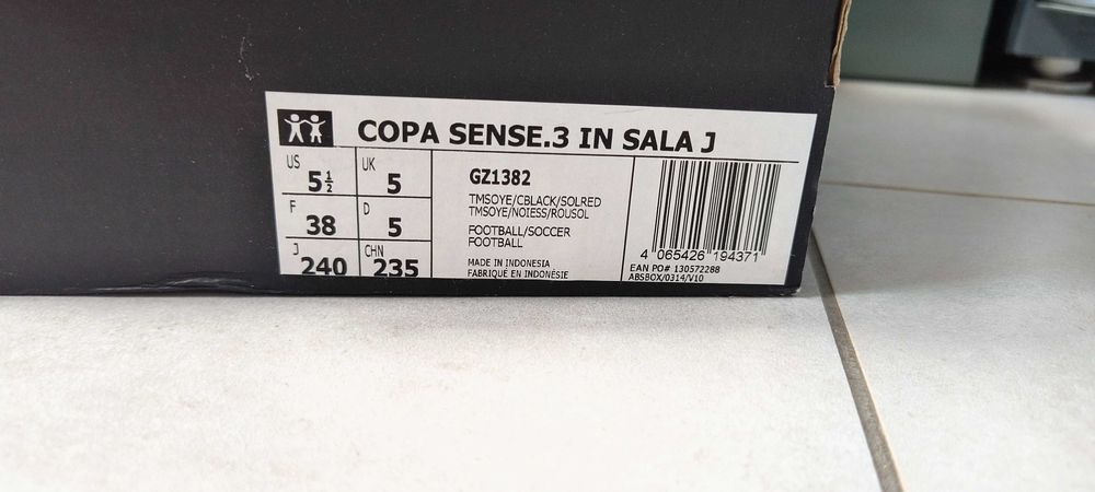 Halówki Adidas Copa sense 3 r. 38 NOWE