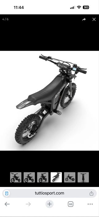 Moto Electrica Tuttio Dirt Sport