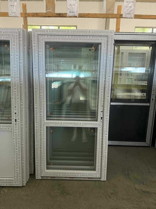 Drzwi PCV 90x200 Białe/Złoty dąb od ręki!!