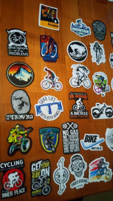 Наклейки downhill, мото