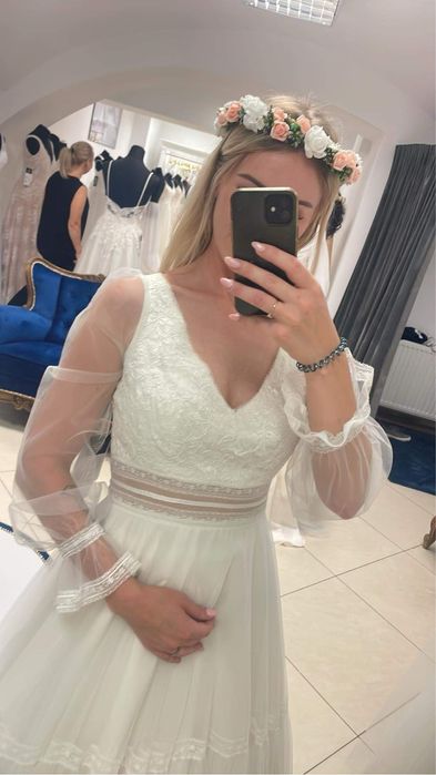 Suknia ślubna boho