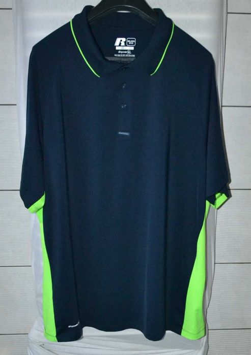 RUSSEL Athletic Dri-power 360 Trainin Fit Nowa Koszulka Polo Męska 3XL
