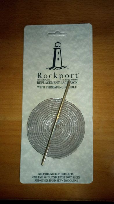 Atacadores para sapatos de vela Rockport Novos