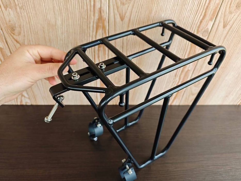 Вело багажник передній, платформа з бічними рамками ,велосипедный