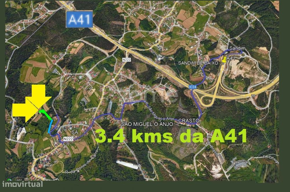 Terreno campo agrícola, mina de água, Rua das Cavadinhas, Sandim, G...