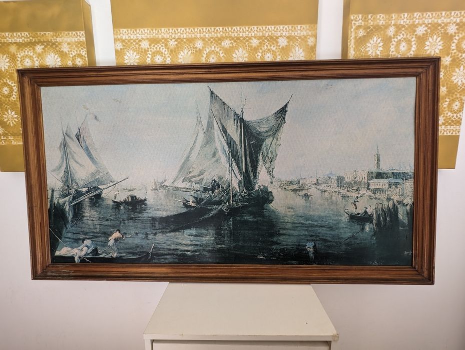 Quadro com tema de pesca