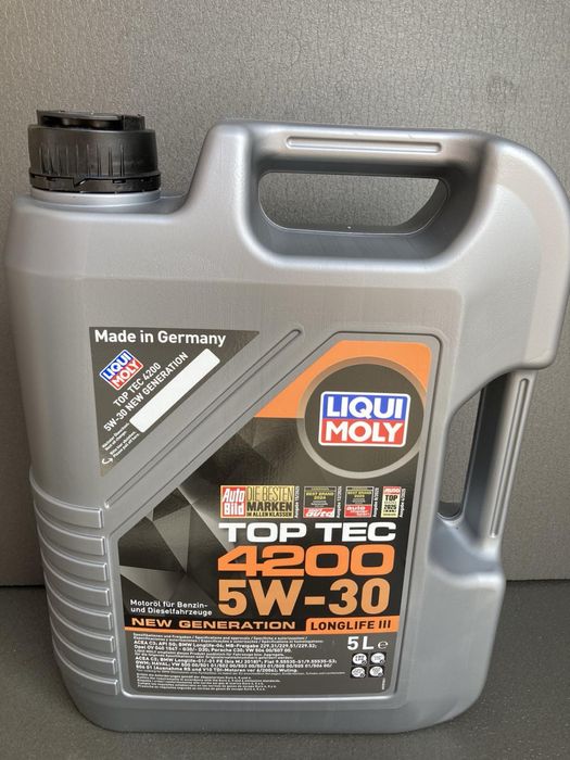 0грн доставка новою поштою Масло 5w30 Liqui Moly 4200 5w30 5л -2999грн/Liqui Moly 4100 5W40 5л -2485грн