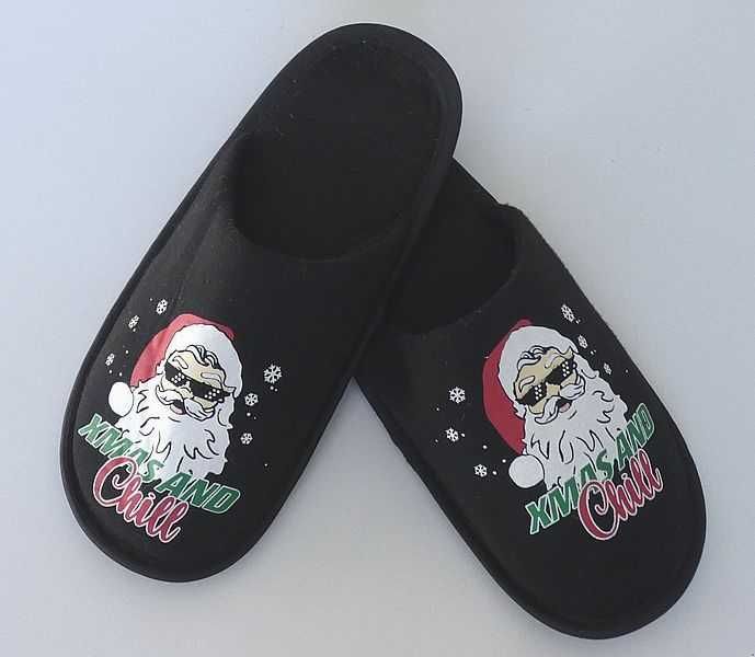 Kapcie męskie z nadrukiem 42/43