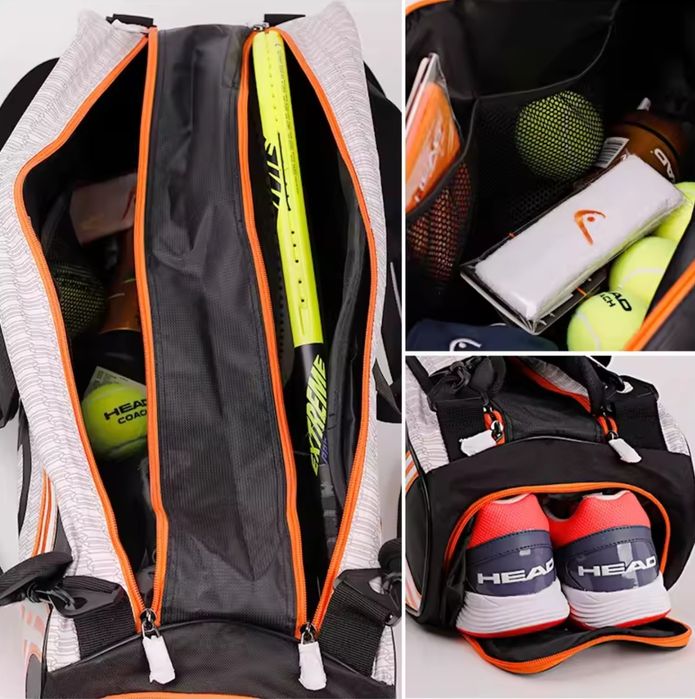 nowa torba tenisowa firmy HEAD na 6-9 rakiet