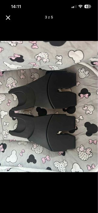 wozek gondola szary i garisy