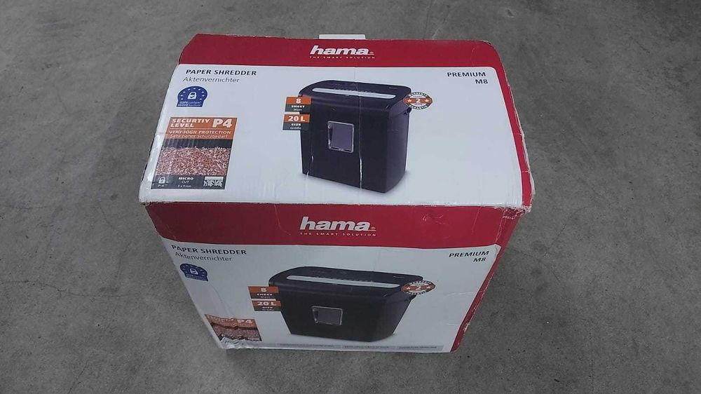 Triturador de Papel / Documentos Hama Premium M8