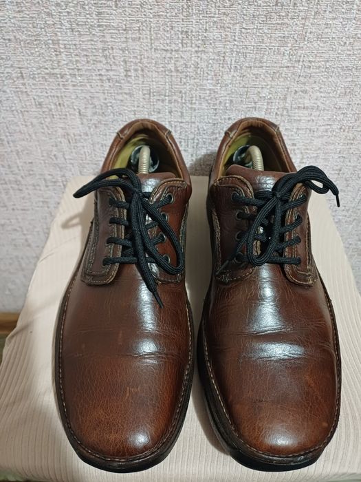 Шкіряні чоловічі туфлі Clarks, розмір 43-44, устілка 29см.
