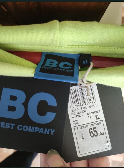 Чоловіча нова кофта худі. Італія BC