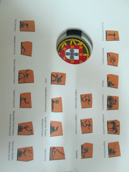 Revista/Livro jogos Paralímpicos Atenas 2004