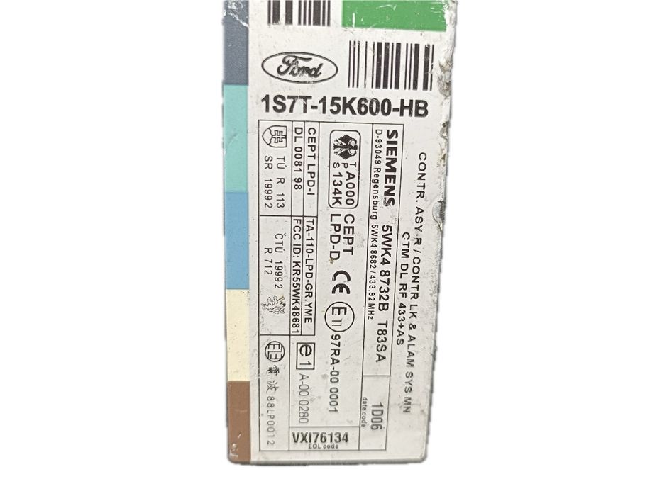 Centralina motor / ECU FORD Mondeo III Sedan (B4Y)