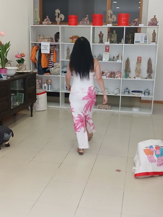 Vestidos de malha fria compridos