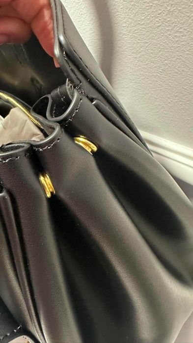Balenciaga-Torebka kuferek/shooper Bel Air  czarna, nowa