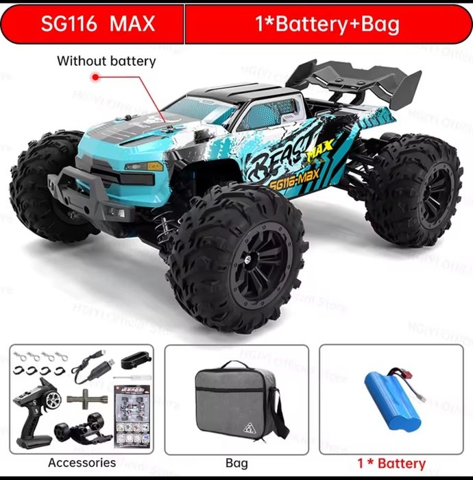 Auto zdalnie sterowane sg116max + torba