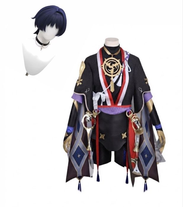 Косплей скарамучча геншин Cosplay scaramouche genshin