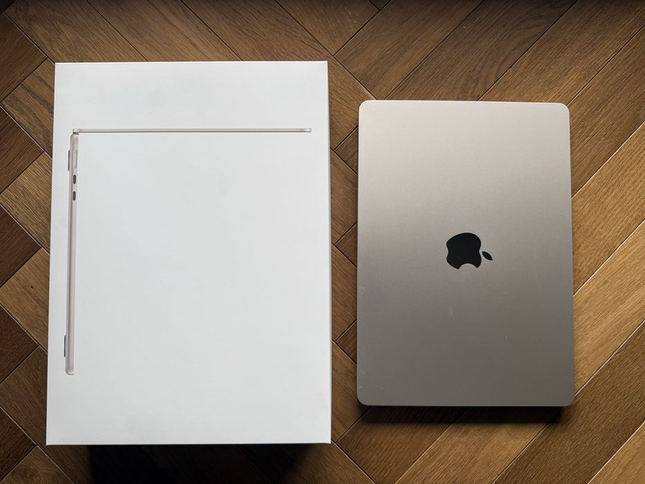 MacBook Air M2 13,6” 16GB / 256GB Gwarancja do 09.2026, Bateria 100%
