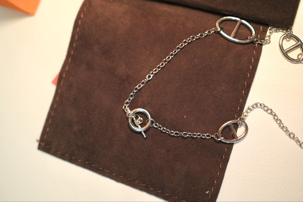 Ланцюжок для шиї у стилі Hermes Farandole 120 см.Намисто колье цепочка