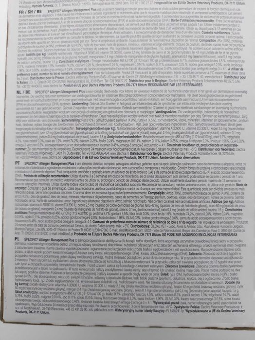 Comida de gato hipoalergénica marca SPECIFIC