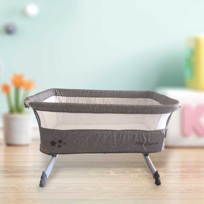 Berço co-Sleeping Asalvo Cinza