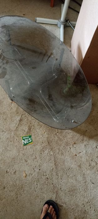 mesa de centro em vidro