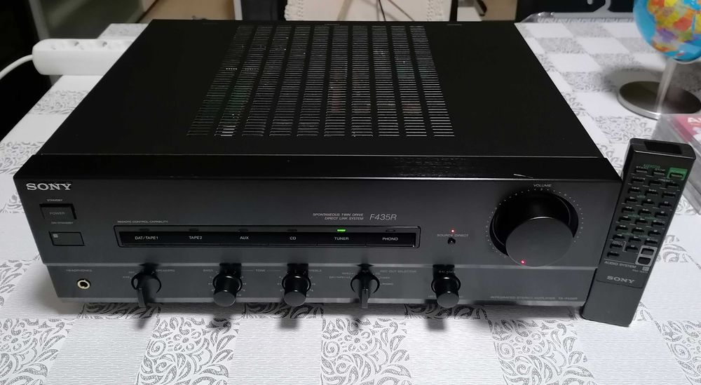 Amplificador Sony TA-F435R, Em Excelente Estado, Com Comando Original