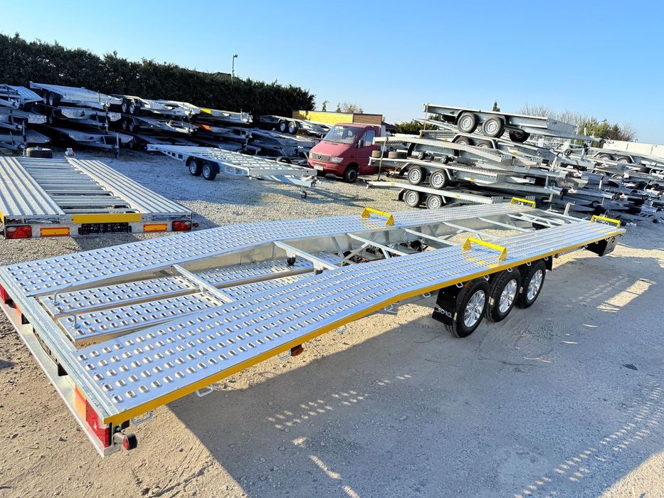 Boro nowa LAWETA Indiana 8,50m!!  NOWA przyczepa na 2 auta 8,5 X 2,1M  BORO INDIANA DMC 3,5t