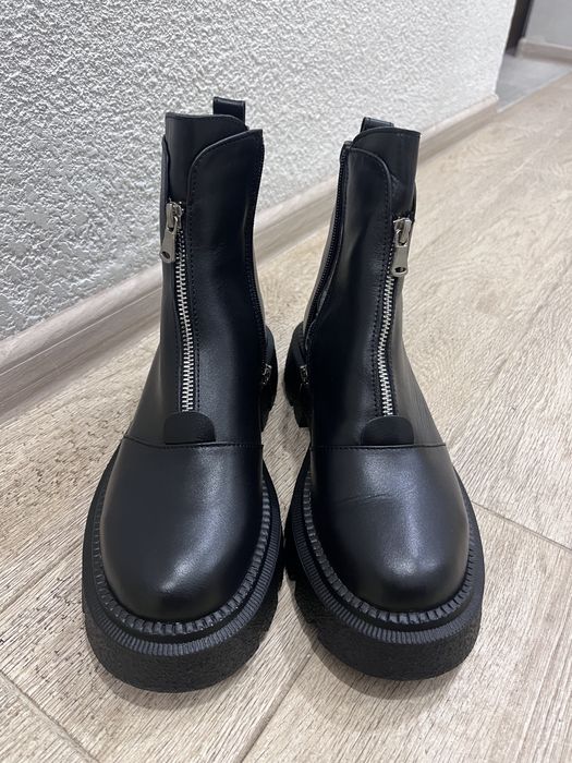 Зимове Шкіряне взуття, чобітки, черевички