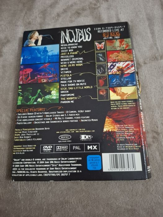 Pack DVD + CD Incubus alive at Red Rocks