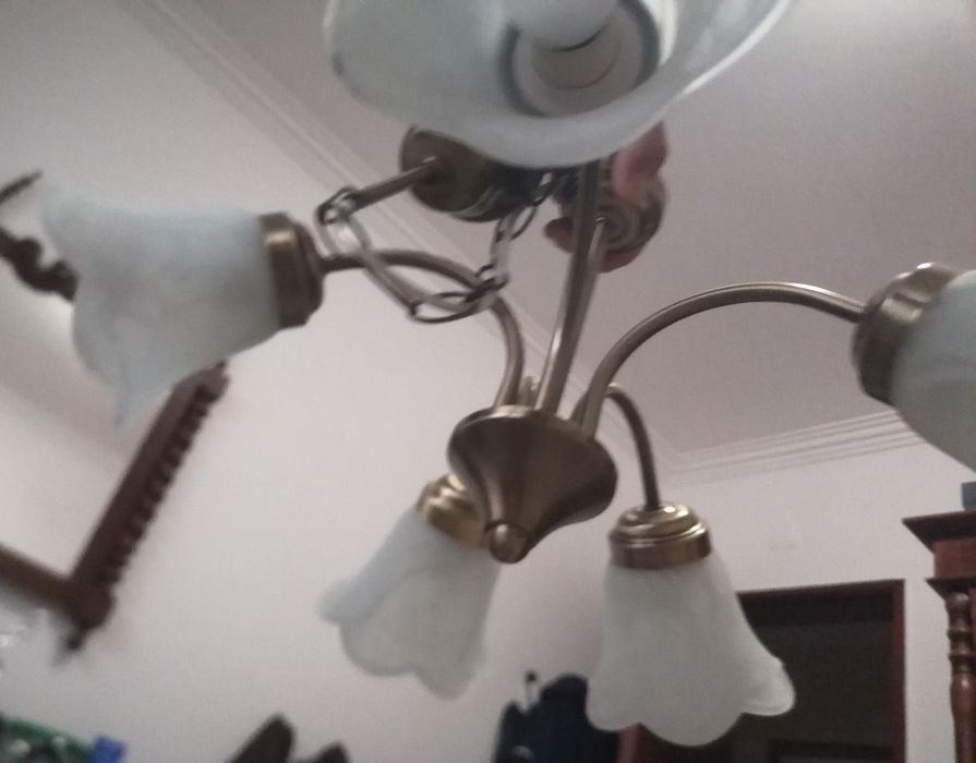 Candeeiro tipo Holandês 5 lâmpadas