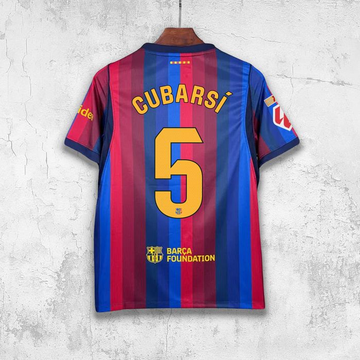 Koszulka fc Barcelona sezon 26/27 domowa  CUBARSI 5 rozmiar L La Liga wysyłka z polski 24h
