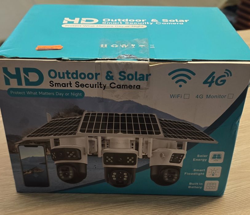 Kamera zewnętrzna z panelem słonecznym HD Outdoor & Solar Smart Security Camera.