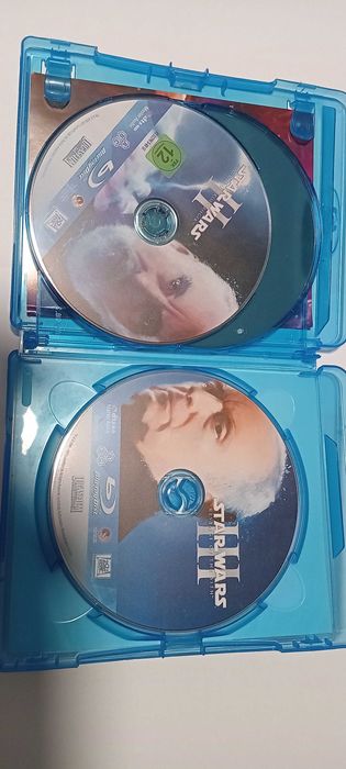 Gwiezdne Wojny 1-3 blu ray PL.