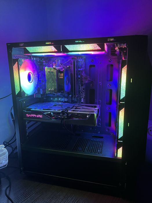 Продам ігровий пк відеокарта rx5500xt 8gb проц r5 5500 озу 2х8 16gb