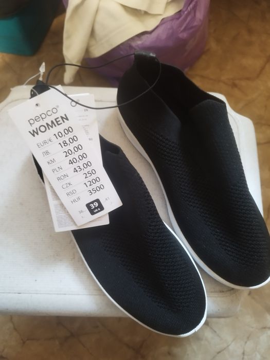 Buty czarne damskie rozmiar 39 nowe