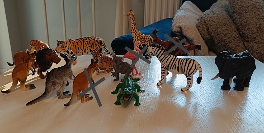 Figurki zwierząt kolekcjonerskie dla dzieci Delta Sport/ Collecta