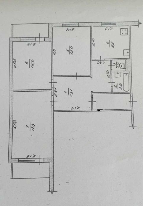 3-кімнатна квартира з АВТОНОМНИМ опаленням на Малікова