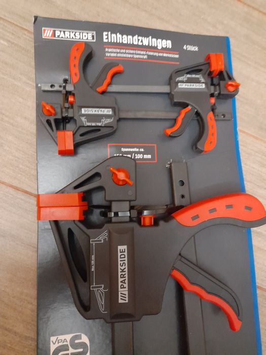 Струбцини Parkside Germany затискачі