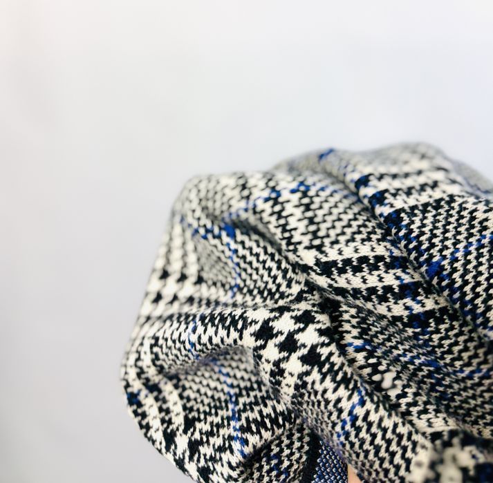 Sweter w kratę z golfem XL 42