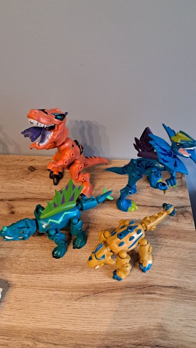 Dinozaury figurki klocki.