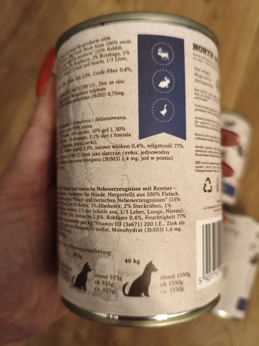 Karma dla psa 400g Natural Trail