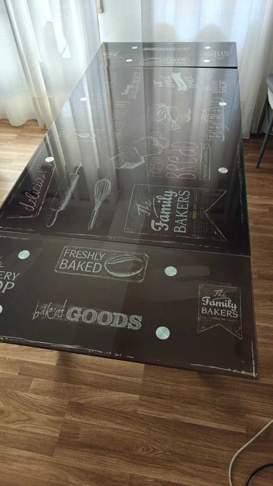 Mesa de Cozinha Ilustrada Pão
