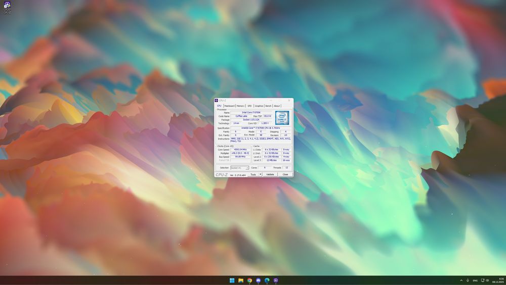 MSI Z390 Tomahawk + Intel Core i7-8700K