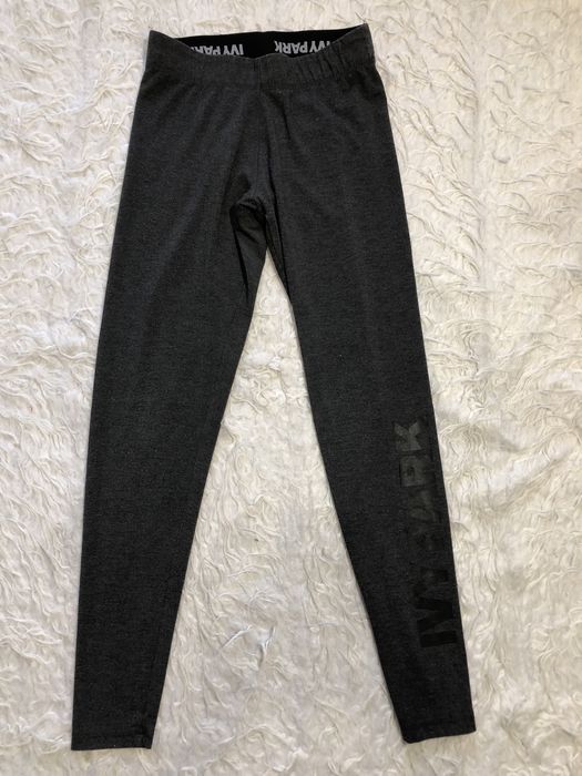 Spodnie dresy legginsy Ivy Park rozmiar S szare