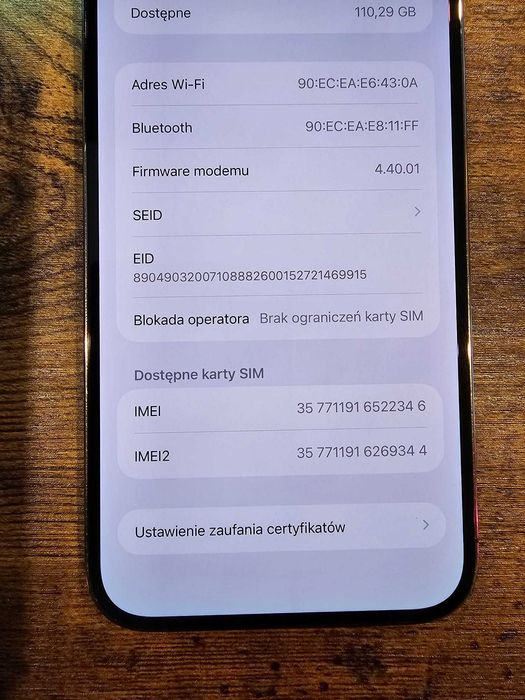 Iphone 14 Pro Max 128GB Bat:93% Gwarancja/SklepGSM/Lwsk