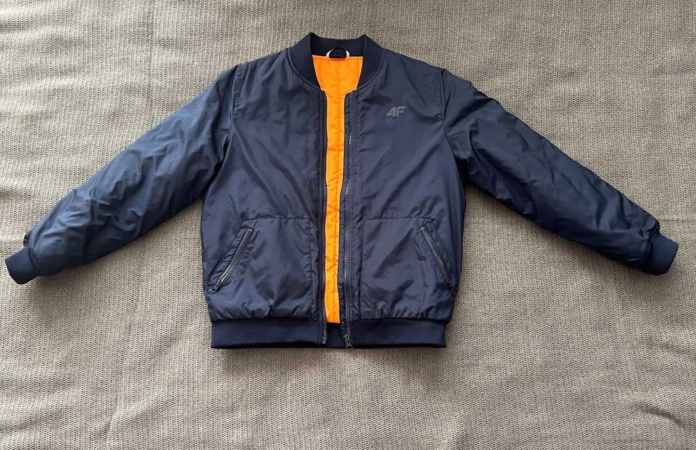 Kurtka chłopięca 4F bomberka, granatowa